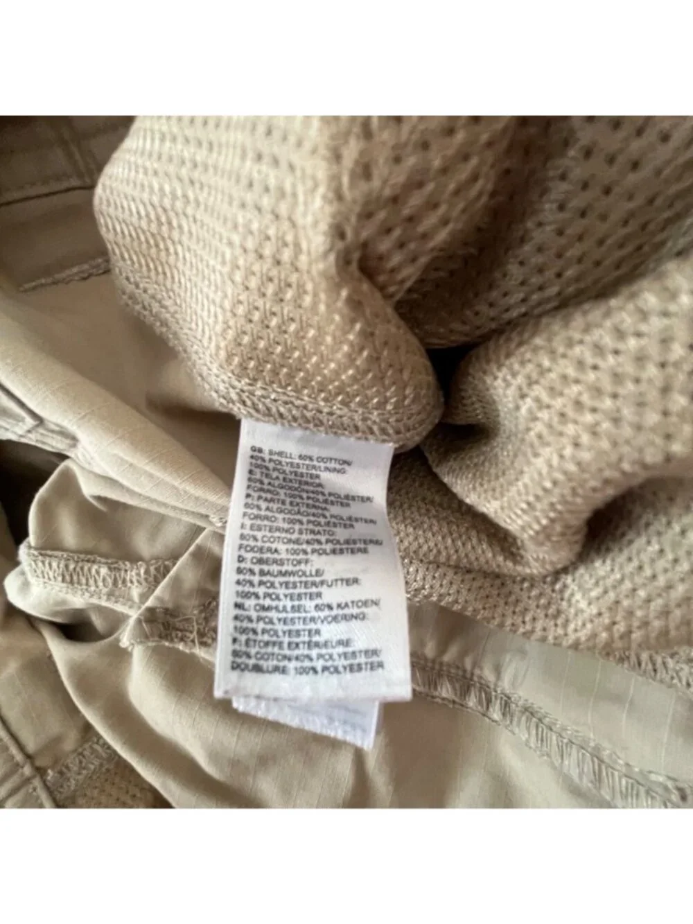 The North Face Cargo Shorts Mens 40X11 Tan Baggy Outdoors